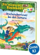 Buchcover und Innenansicht für das Buch: Das magische Baumhaus junior (Band 34) - Drachenabenteuer bei den Samurai