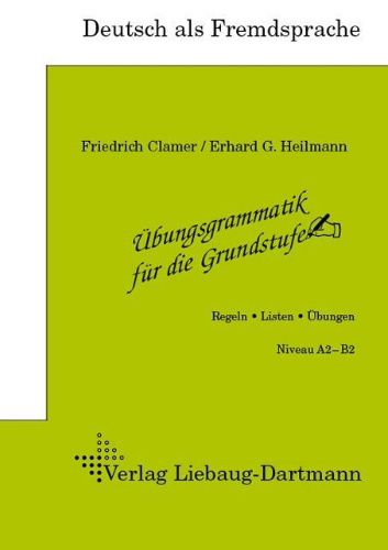 Buchcover und Innenansicht für das Buch: Übungsgrammatik für die Grundstufe
