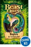 Buchcover und Innenansicht für das Buch: Beast Quest 39. Raptox, der Teufelsbasilisk