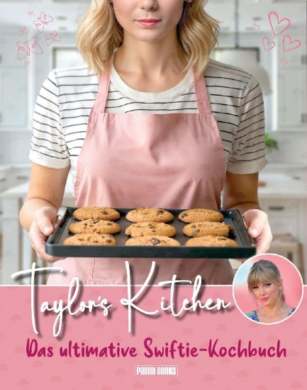 Buchcover und Innenansicht für das Buch: Taylor's Kitchen - Das ultimative Swiftie-Kochbuch