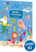 Buchcover und Innenansicht für das Buch: Mes Autocollants Scintillants - Les Sirènes