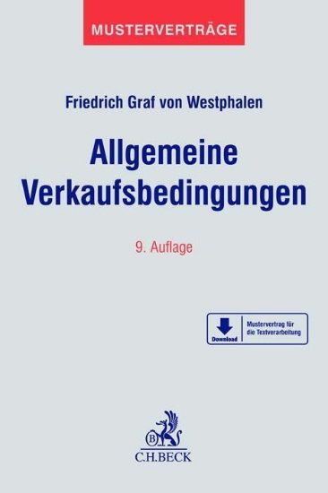 Buchcover und Innenansicht für das Buch: Allgemeine Verkaufsbedingungen