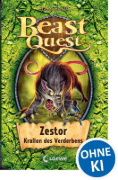 Buchcover und Innenansicht für das Buch: Beast Quest 32. Zestor, Krallen des Verderbens
