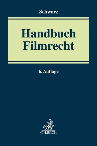 Buchcover und Innenansicht für das Buch: Handbuch Filmrecht