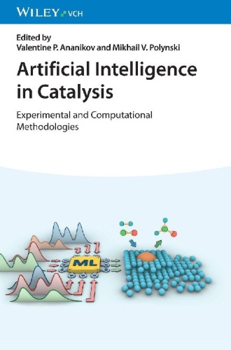 Buchcover und Innenansicht für das Buch: Artificial Intelligence in Catalysis