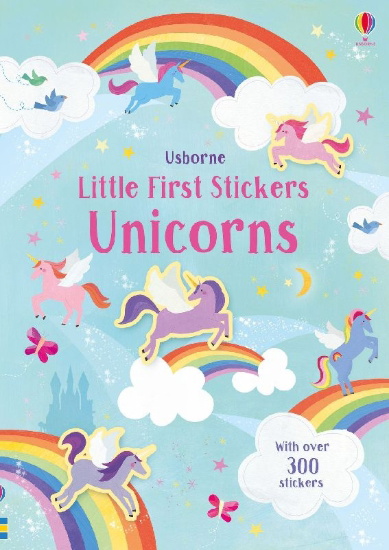 Buchcover und Innenansicht für das Buch: Little First Stickers Unicorns