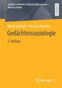 Buchcover und Innenansicht für das Buch: Gedächtnissoziologie