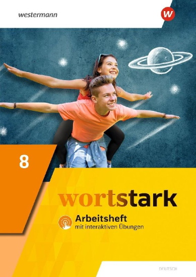Buchcover und Innenansicht für das Buch: wortstark 5. Arbeitsheft mit interaktiven Übungen. Allgemeine Ausgabe