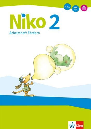 Buchcover und Innenansicht für das Buch: Niko Sprachbuch 2. Arbeitsheft Fördern Klasse 2