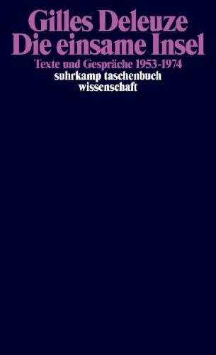 Buchcover und Innenansicht für das Buch: L´ile déserte et autres textes. Textes et entretiens 1953 - 1974
