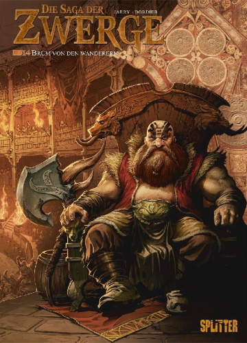 Buchcover und Innenansicht für das Buch: Die Saga der Zwerge. Band 14