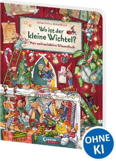 Buchcover und Innenansicht für das Buch: Wo ist der kleine Wichtel?