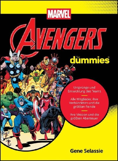 Buchcover und Innenansicht für das Buch: Avengers für Dummies