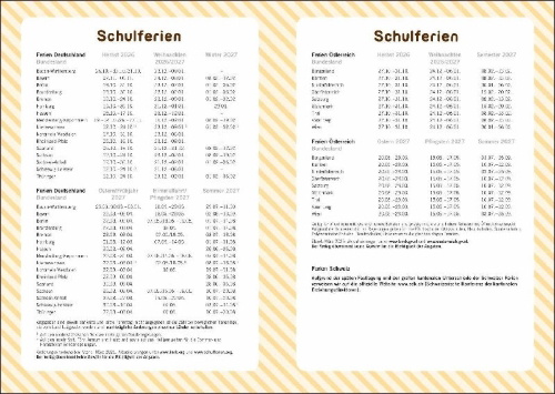 Buchcover und Innenansicht für das Buch: Pusheen 17-Monats-Kalenderbuch A5 2027 - 17 Monate. Von August 2026 bis Dezember 2027