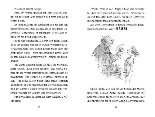 Buchcover und Innenansicht für das Buch: Mr Stink