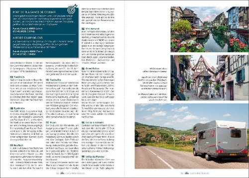 Buchcover und Innenansicht für das Buch: KUNTH Mit dem Wohnmobil durch Europa