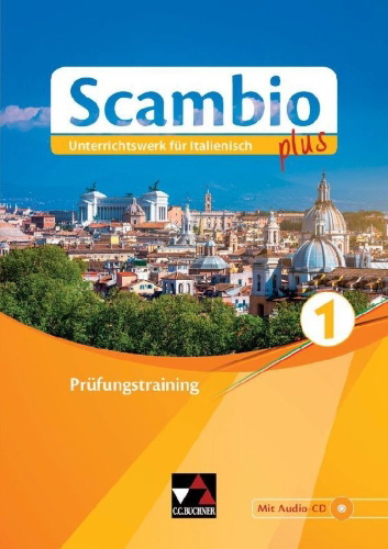 Buchcover und Innenansicht für das Buch: Scambio plus 1 Prüfungstraining