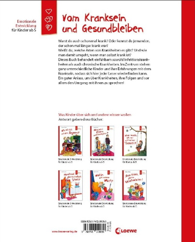 Buchcover und Innenansicht für das Buch: Vom Kranksein und Gesundbleiben