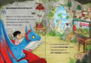 Buchcover und Innenansicht für das Buch: Leselöwen 1. Klasse - Drachenfreund gesucht! (Großbuchstabenausgabe)