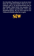 Buchcover und Innenansicht für das Buch: Volk und Elite