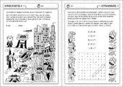 Buchcover und Innenansicht für das Buch: Mental Maths Games for Clever Kids