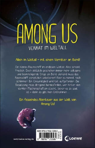 Buchcover und Innenansicht für das Buch: Among Us Un Traître Dans L'Espace