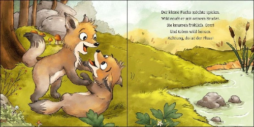 Buchcover und Innenansicht für das Buch: Mein erstes Naturbuch - Der Fuchs