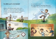 Buchcover und Innenansicht für das Buch: Leselöwen 3. Klasse - Dem Autoknacker auf der Spur