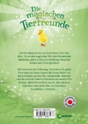 Buchcover und Innenansicht für das Buch: Die magischen Tierfreunde - Fibi Federchen ganz allein