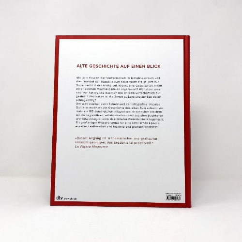 Buchcover und Innenansicht für das Buch: Infographie de la Rome antique