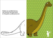 Buchcover und Innenansicht für das Buch: Kreativ-Kratzelbuch: Dinos