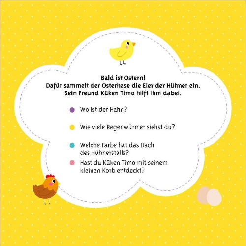 Buchcover und Innenansicht für das Buch: Mes dessins magiques - Paques
