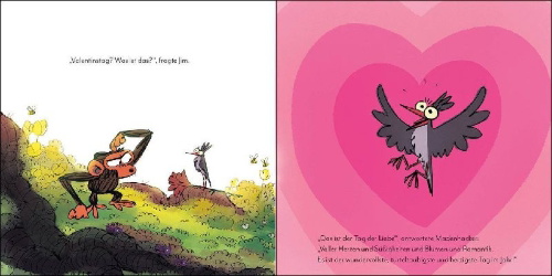 Buchcover und Innenansicht für das Buch: Grumpy Monkey - Valentine Gross Out