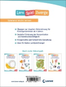 Buchcover und Innenansicht für das Buch: Die neuen LernSpielZwerge - Beobachten, erkennen, erfassen
