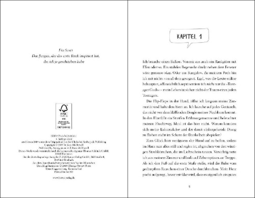 Buchcover und Innenansicht für das Buch: Just for Clicks