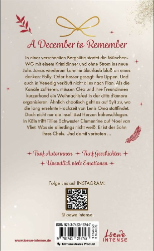 Buchcover und Innenansicht für das Buch: Intense Christmas 1