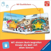 Buchcover und Innenansicht für das Buch: Frohe Weihnachten, liebe Tiere!