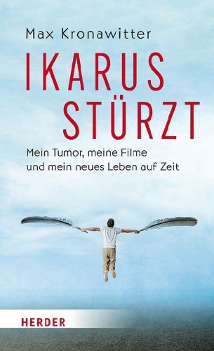 Buchcover und Innenansicht für das Buch: Ikarus stürzt
