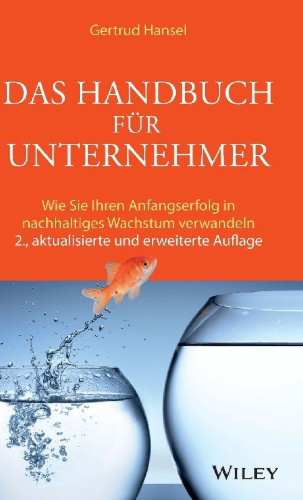 Buchcover und Innenansicht für das Buch: Das Handbuch für Unternehmer
