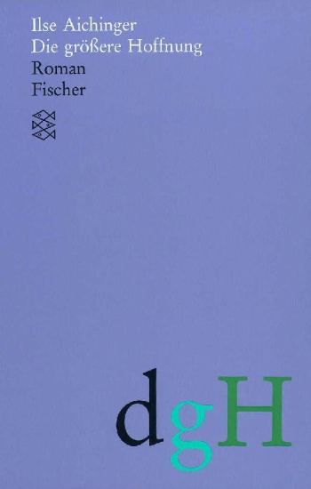 Buchcover und Innenansicht für das Buch: Die größere Hoffnung