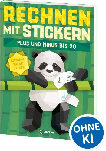 Buchcover und Innenansicht für das Buch: Learn By Stickers
