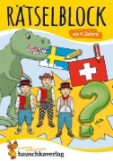 Buchcover und Innenansicht für das Buch: Rätselblock ab 4 Jahre