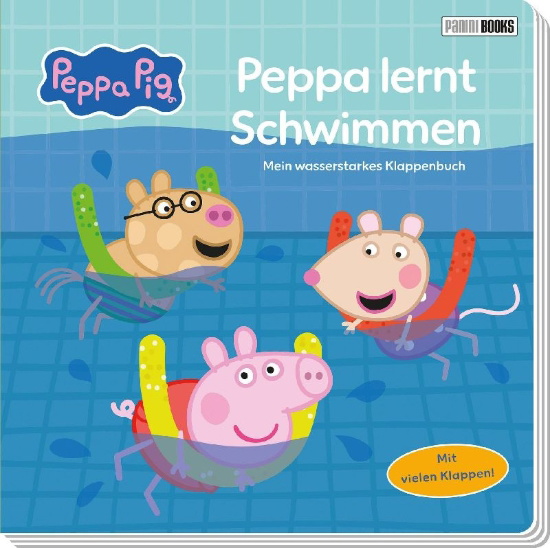 Buchcover und Innenansicht für das Buch: Peppa's Swimming Lesson