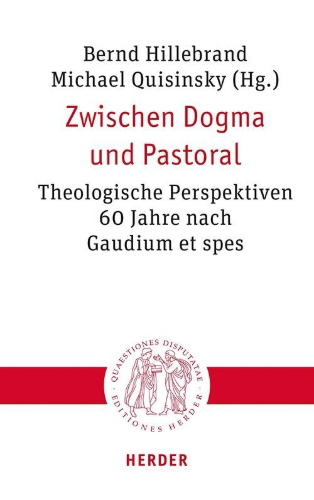 Buchcover und Innenansicht für das Buch: Zwischen Dogma und Pastoral