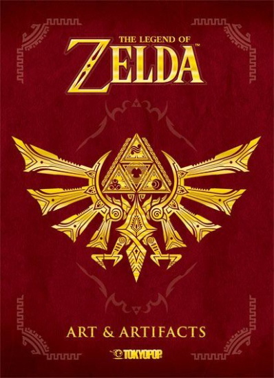 Buchcover und Innenansicht für das Buch: The Legend of Zelda - Art & Artifacts