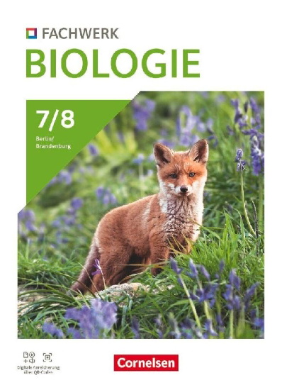 Buchcover und Innenansicht für das Buch: Fachwerk Biologie 7./8. Schuljahr. Berlin/Brandenburg - Schulbuch