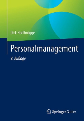 Buchcover und Innenansicht für das Buch: Personalmanagement