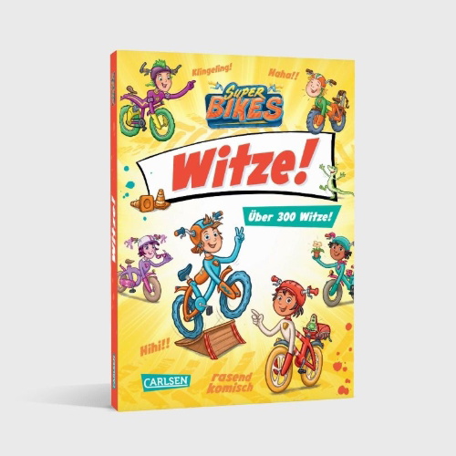 Buchcover und Innenansicht für das Buch: SUPERBIKES Witze!