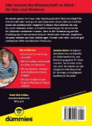 Buchcover und Innenansicht für das Buch: Wissenschaftliche Arbeiten schreiben mit Word für Dummies