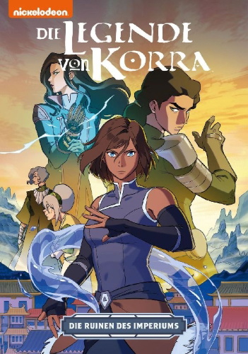 Buchcover und Innenansicht für das Buch: Die Legende von Korra: Softcover Sammelband 2